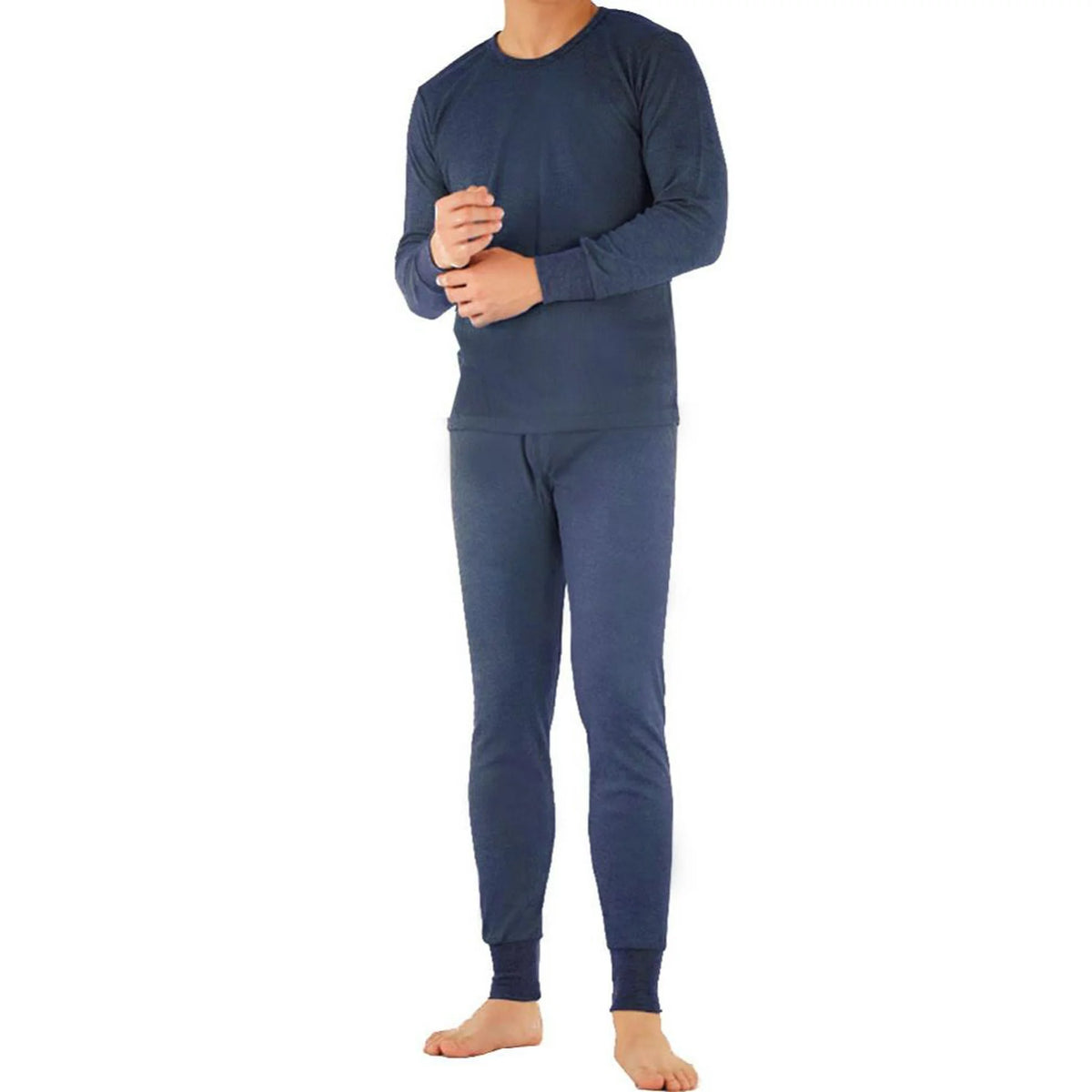 Conjunto térmico de 2 piezas para hombre Azul