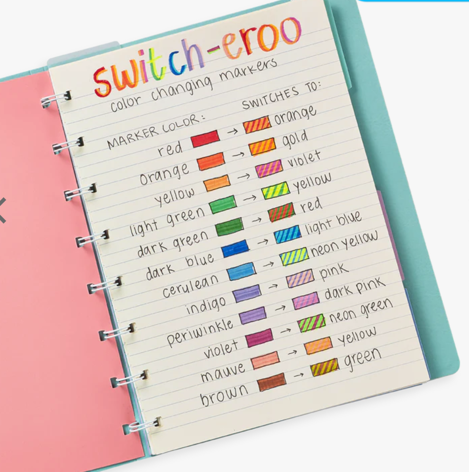 marcadores que cambian de color switch-eroo