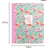 Cuaderno de composición rosa Blossom