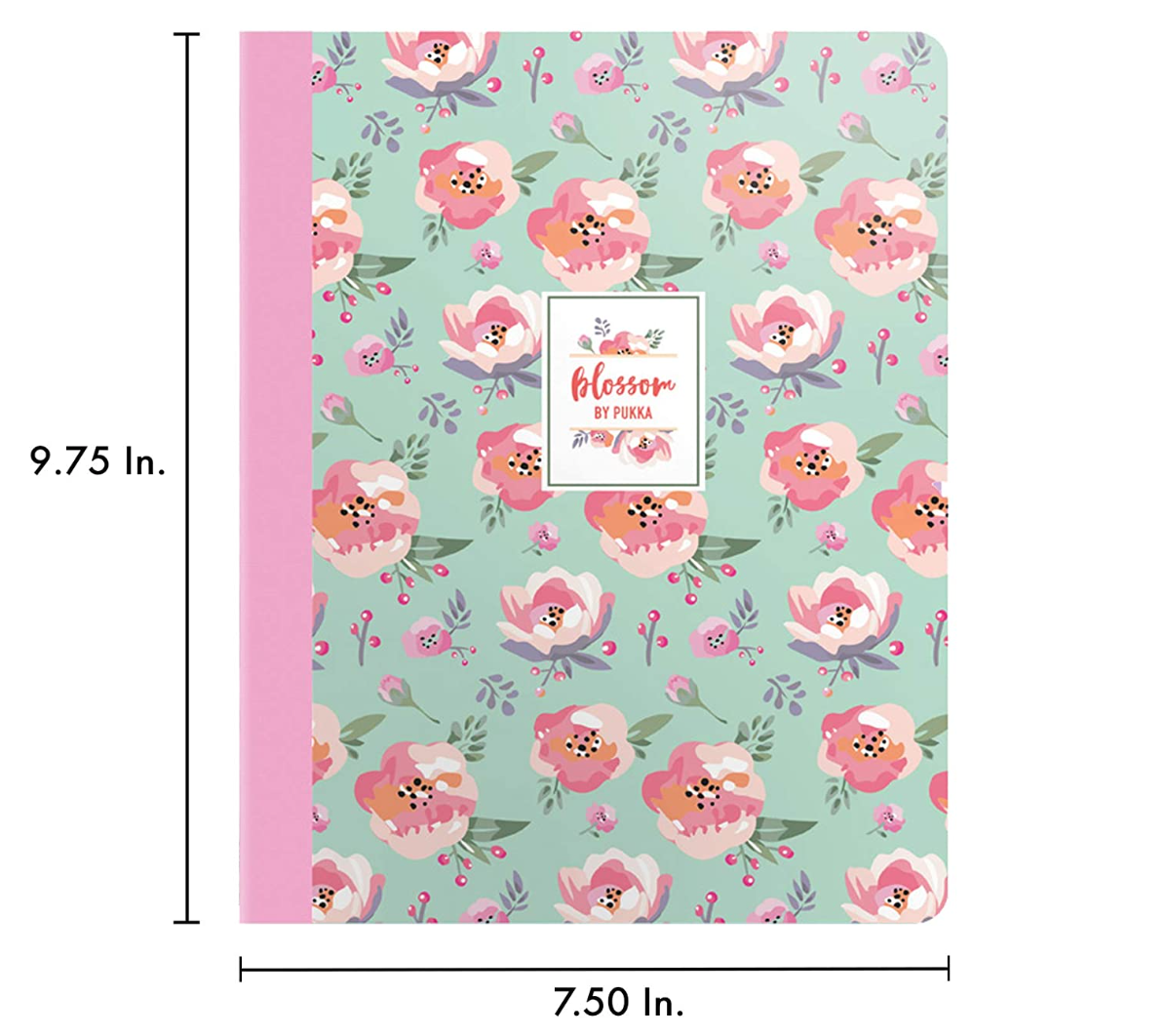 Cuaderno de Composición Azul Claro Blossom