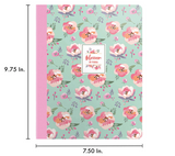 Cuaderno de Composición Azul Claro Blossom