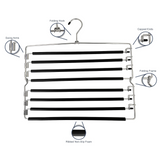 8-tier folding clothes rack