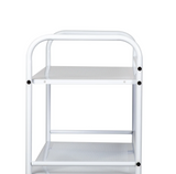 3 Tier Rolling Cart White