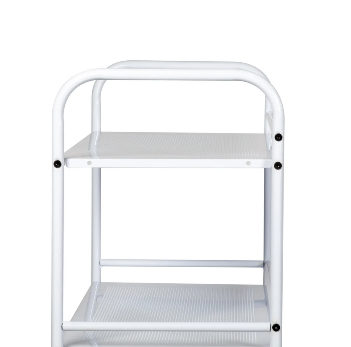 3 Tier Rolling Cart White