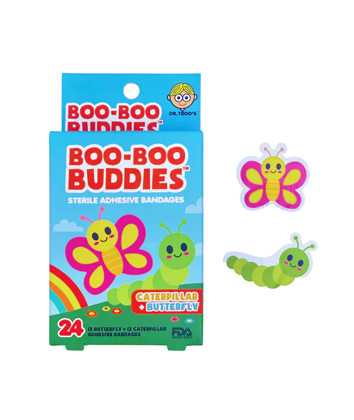 Boo-Boo buddies - Caterpillar & Butterfly
