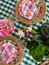 Servilleta de cóctel Peonías rosadas 3 capas