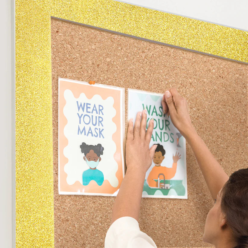 Brand Craft - Glitter FX Adhesivo Dorado 45.7 cm x 1.83 m