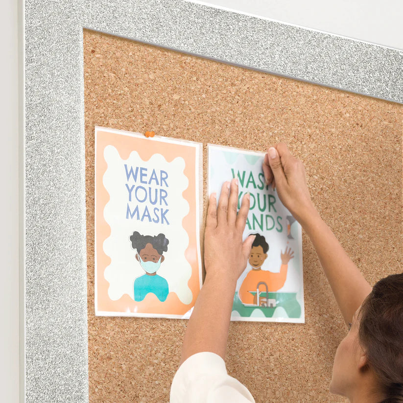 Brand Craft - Purpurina con Efecto Plateado Autoadhesiva