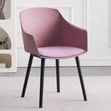Nordic Style PP Plastic Dining Chair Rose