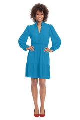 Dress Brilliant  Blue - London Times