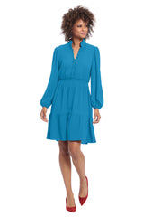 Dress Brilliant  Blue - London Times