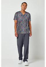 Men's Print V-Neck Top Iconic Friendship