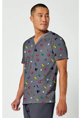 Men's Print V-Neck Top Iconic Friendship