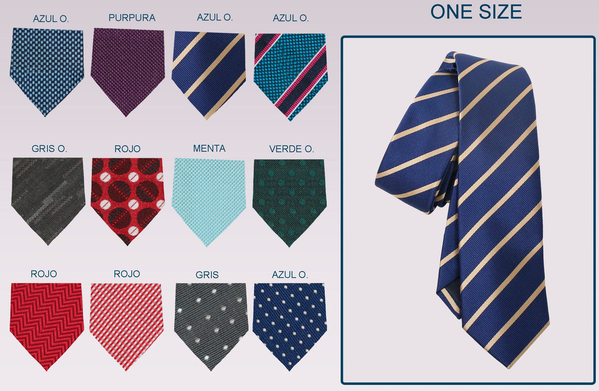 Men's Multicolor Pattern Tie