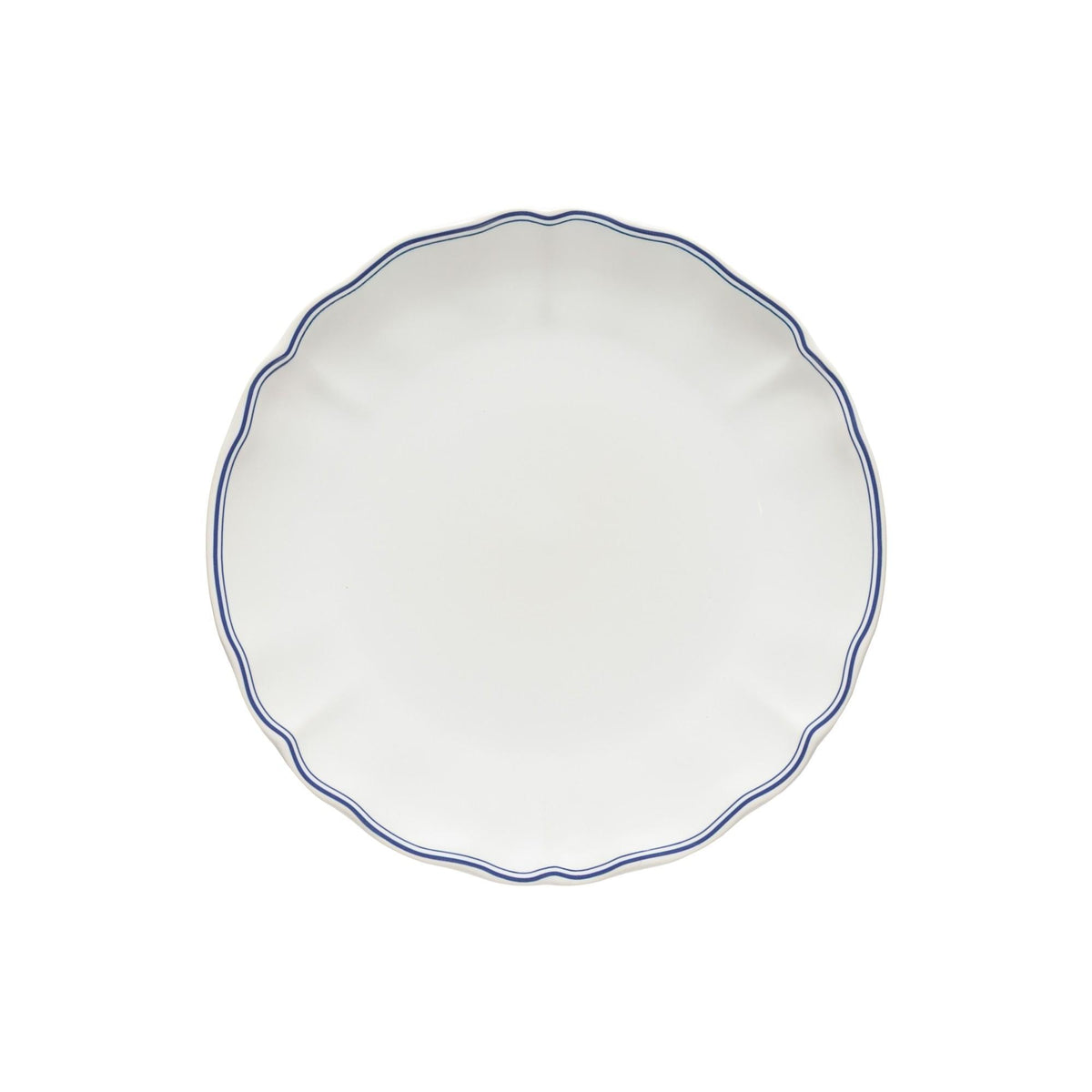 Plato llano, Vila blanco-azul 11"