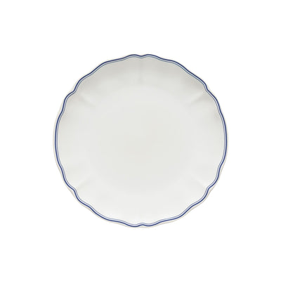 Dinner  Plate, Vila White-Blue 11