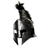 Casco romano malvado con máscara
