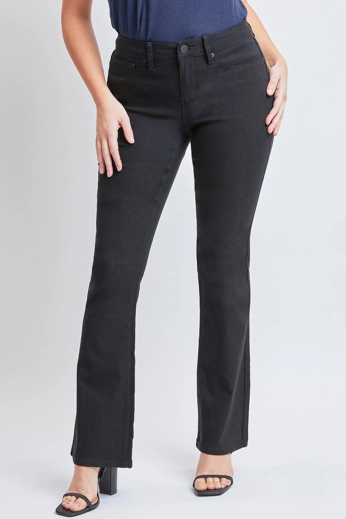 Pantalones Acampanados Hyperstretch para Mujer Negros