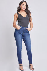Vaqueros skinny de tiro alto sostenibles azules para mujer