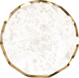 Plato para ensalada ondulado Timeless Sand 8"