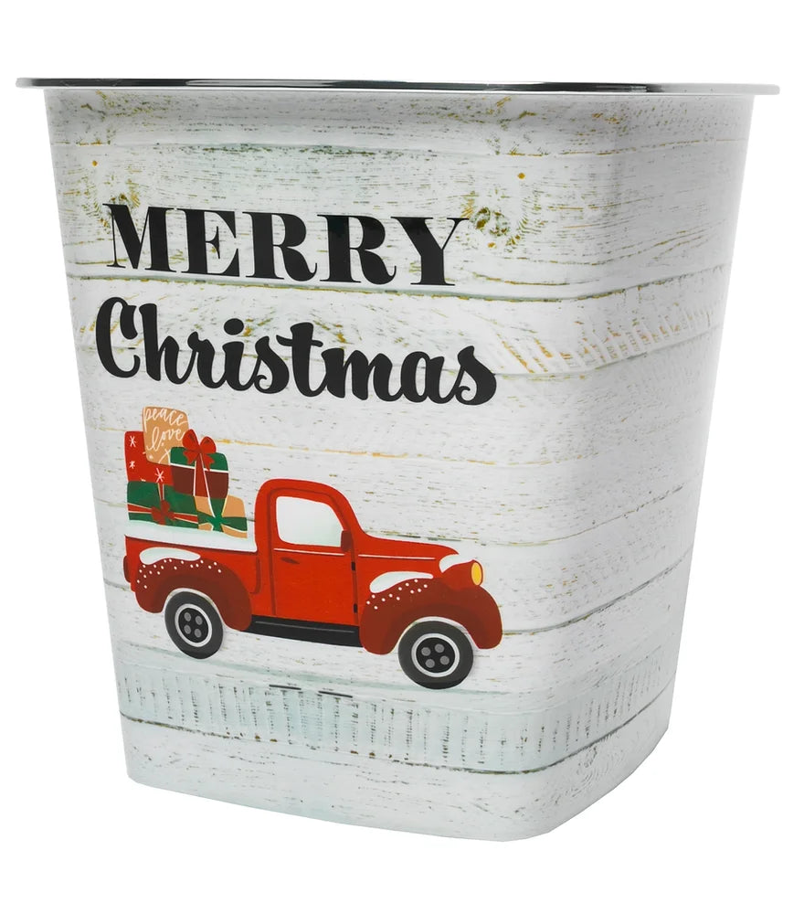 Waste Can Christmas Truck