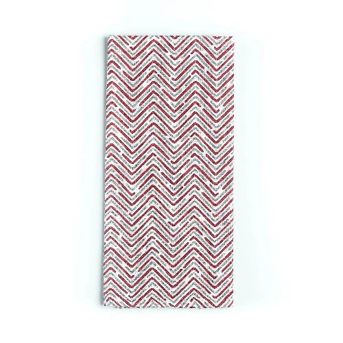 Toalla de cocina zig zag Guinda