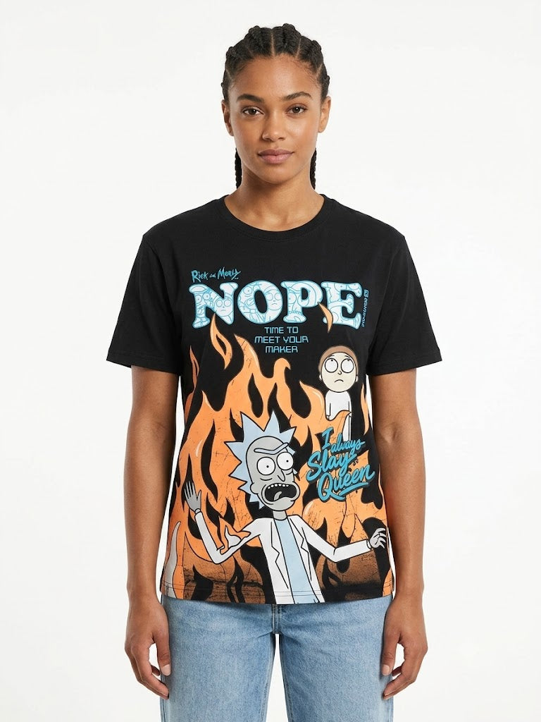 Camiseta de novio de Rick y Morty - Negra
