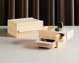 Stowit Mini Storage Box White-Natural