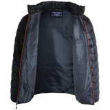 Men's Jacket - Packable Puffer Coat Charcoal - Bass Creek