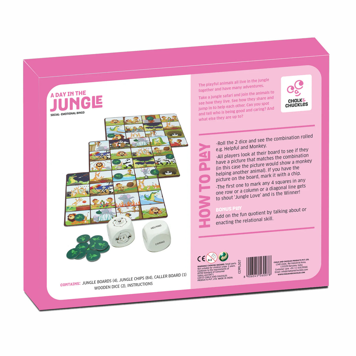 A Day in the Jungle Matching Game