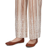 Pantalón de pierna ancha con estampado inflado y rayas bohemias - Ruby Rd