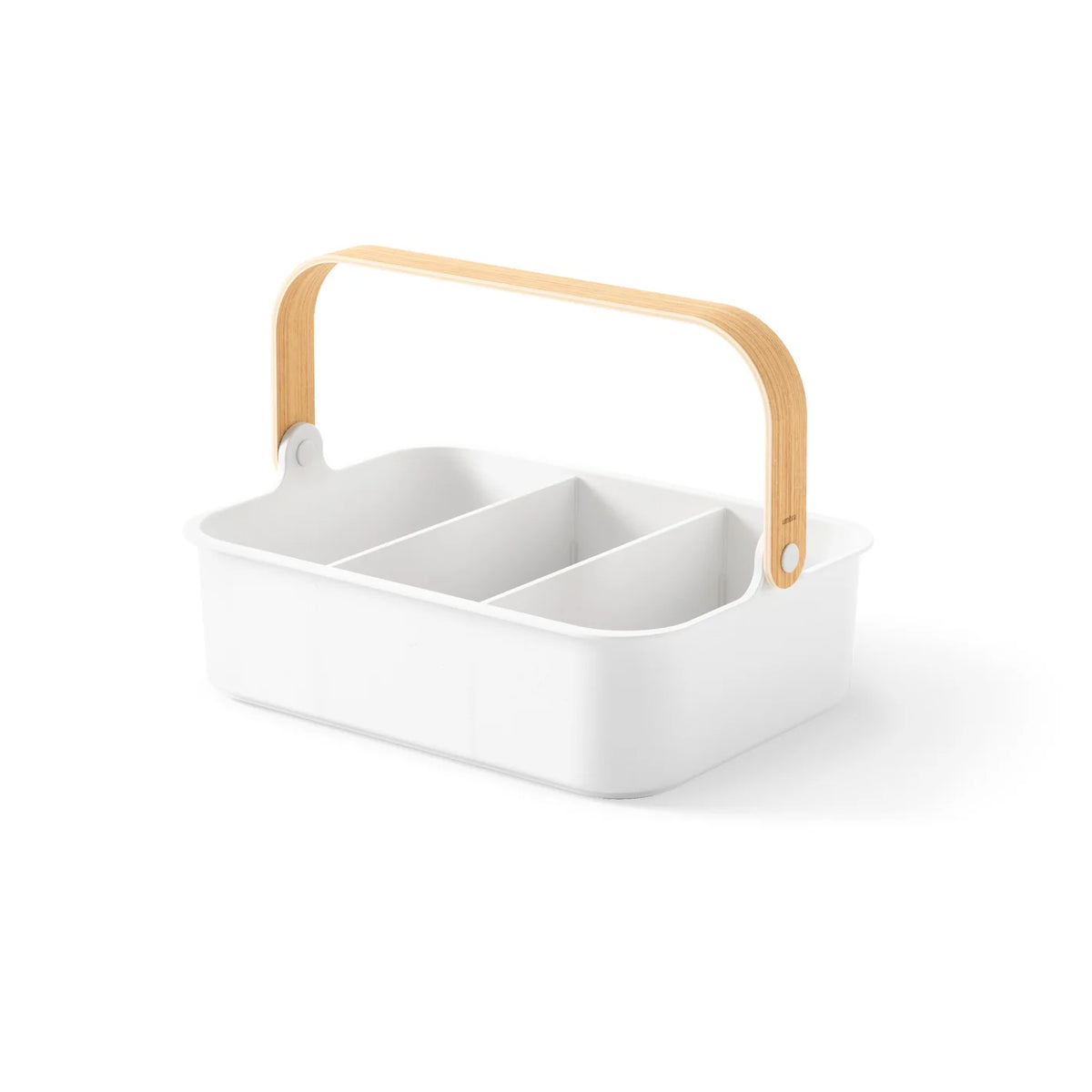Contenedor apilable grande Bellwood Blanco/Natural