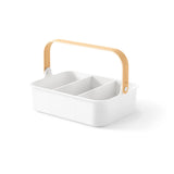 Contenedor apilable grande Bellwood Blanco/Natural