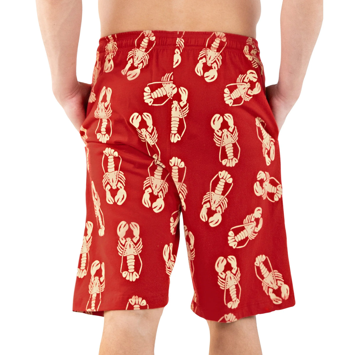 Pantalones cortos de pijama de langosta para hombre