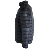 Men's Jacket - Packable Puffer Coat Charcoal - Bass Creek