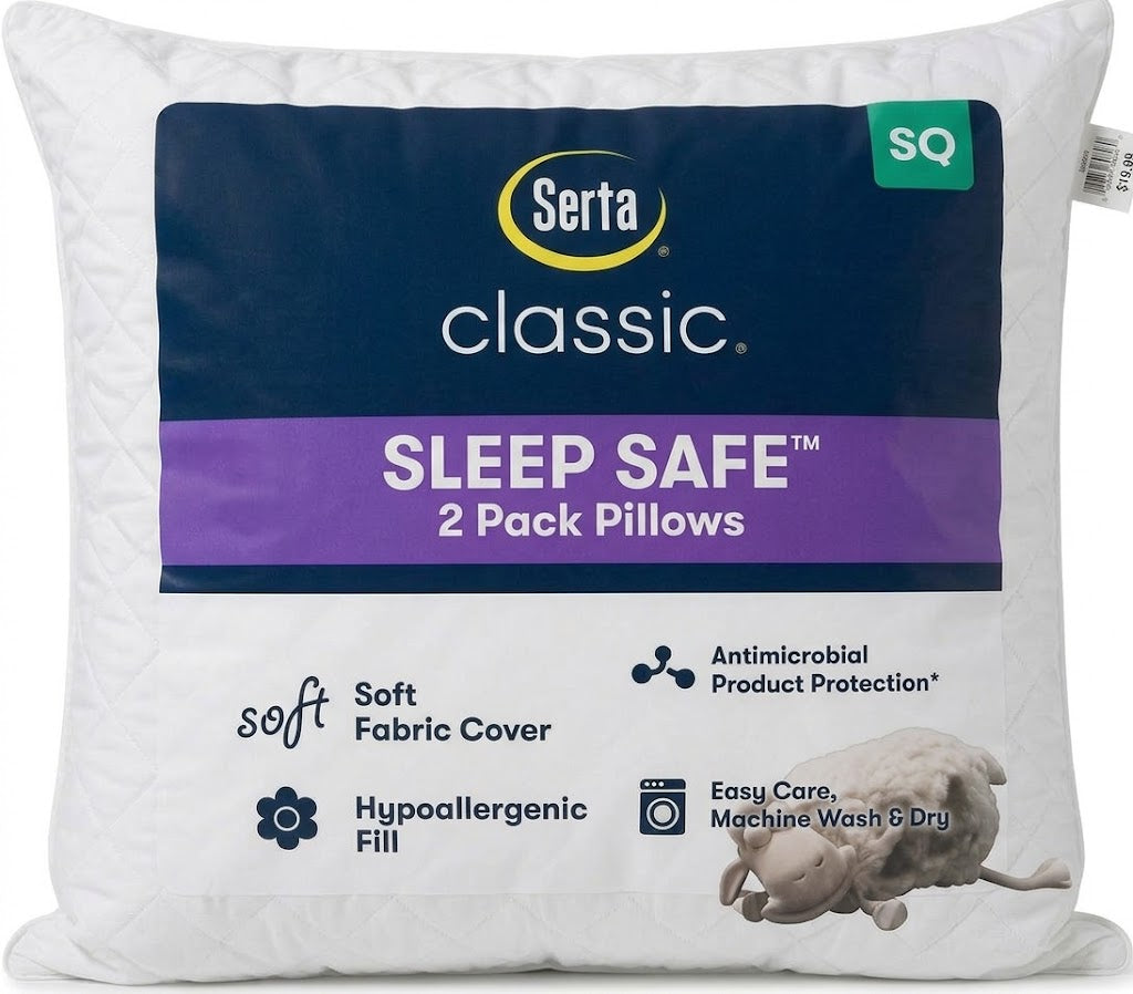 Pillow Serta Sleep Safe 2pk