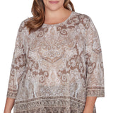 Plus Top de punto con cuentas estilo bohemio Taffy Multi - Ruby Rd