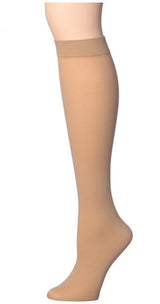 Calcetines pantalón individuales color beis