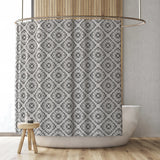Cortinas de Ducha Bohemias Grises