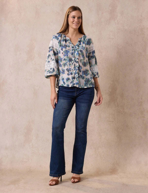 Blusa Coco/Azul Multicolor - Zac & Rachel