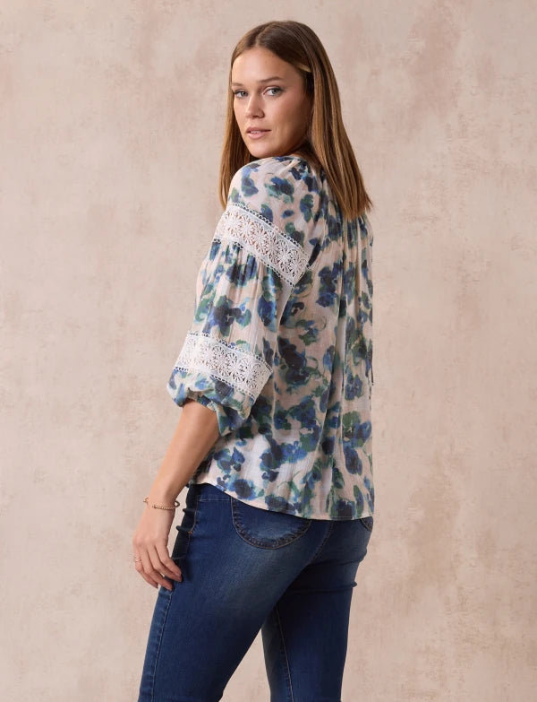 Blusa Coco/Azul Multicolor - Zac & Rachel