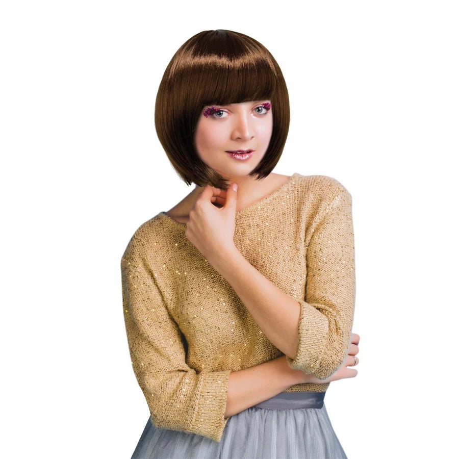 Medium Length Bob Wig -Brown