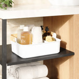Contenedor apilable grande Bellwood Blanco/Natural