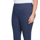 Plus Pull On Extra Stretch Foiled Jeans   - Ruby Rd