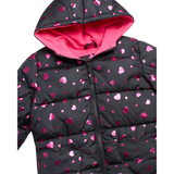 Foil Heart Snowsuit Ebony