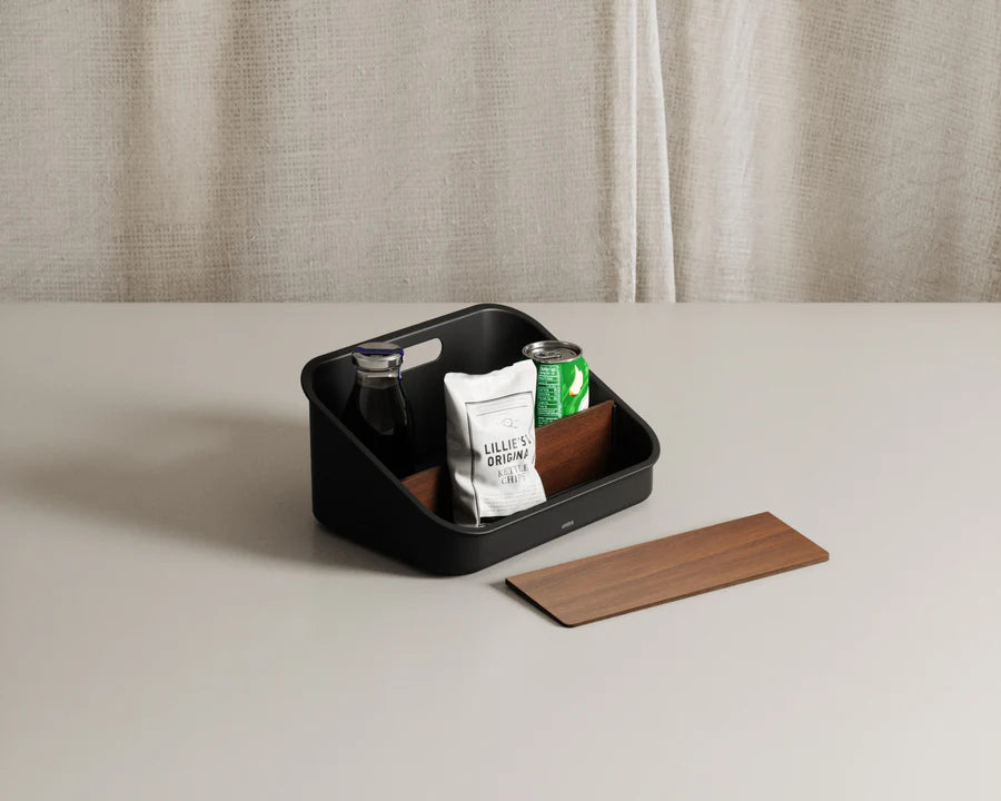 Organizador Bellwood Packet Negro/Nogal