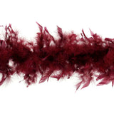 Boa de plumas Chandelle - Ligero - Borgoña