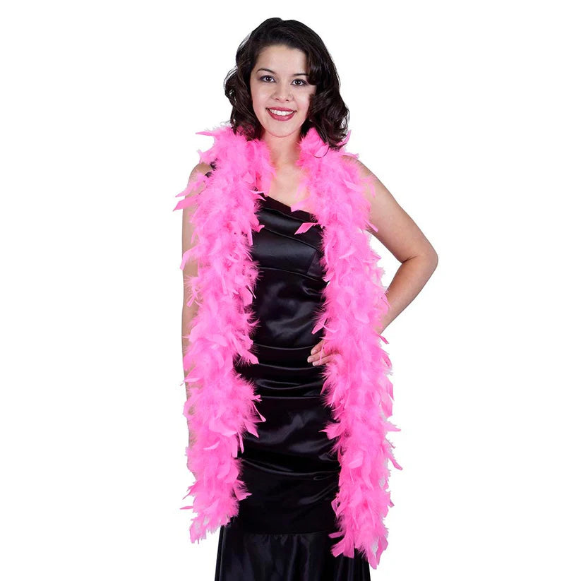 Boa de Plumas Chandelle - Ligera - Rosa Oriental