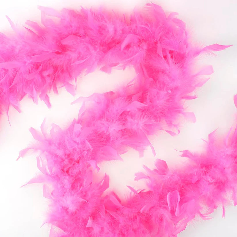 Boa de Plumas Chandelle - Ligera - Rosa Oriental