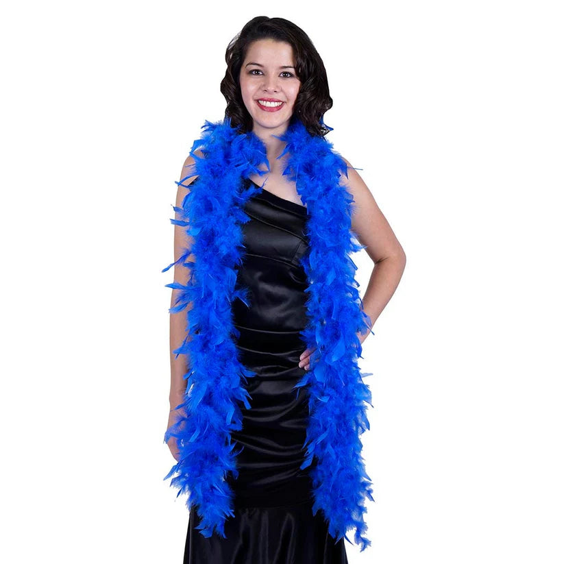 Boa de plumas Chandelle - Ligero - Royal
